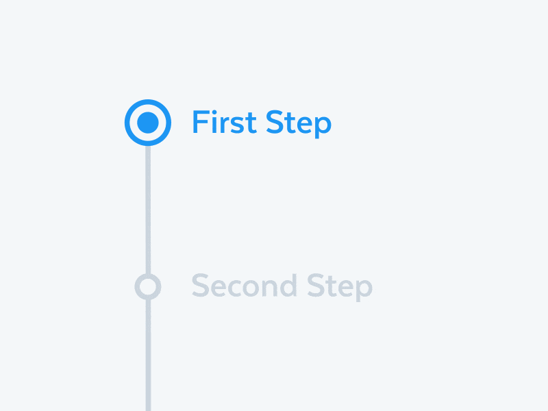 moving to step 2