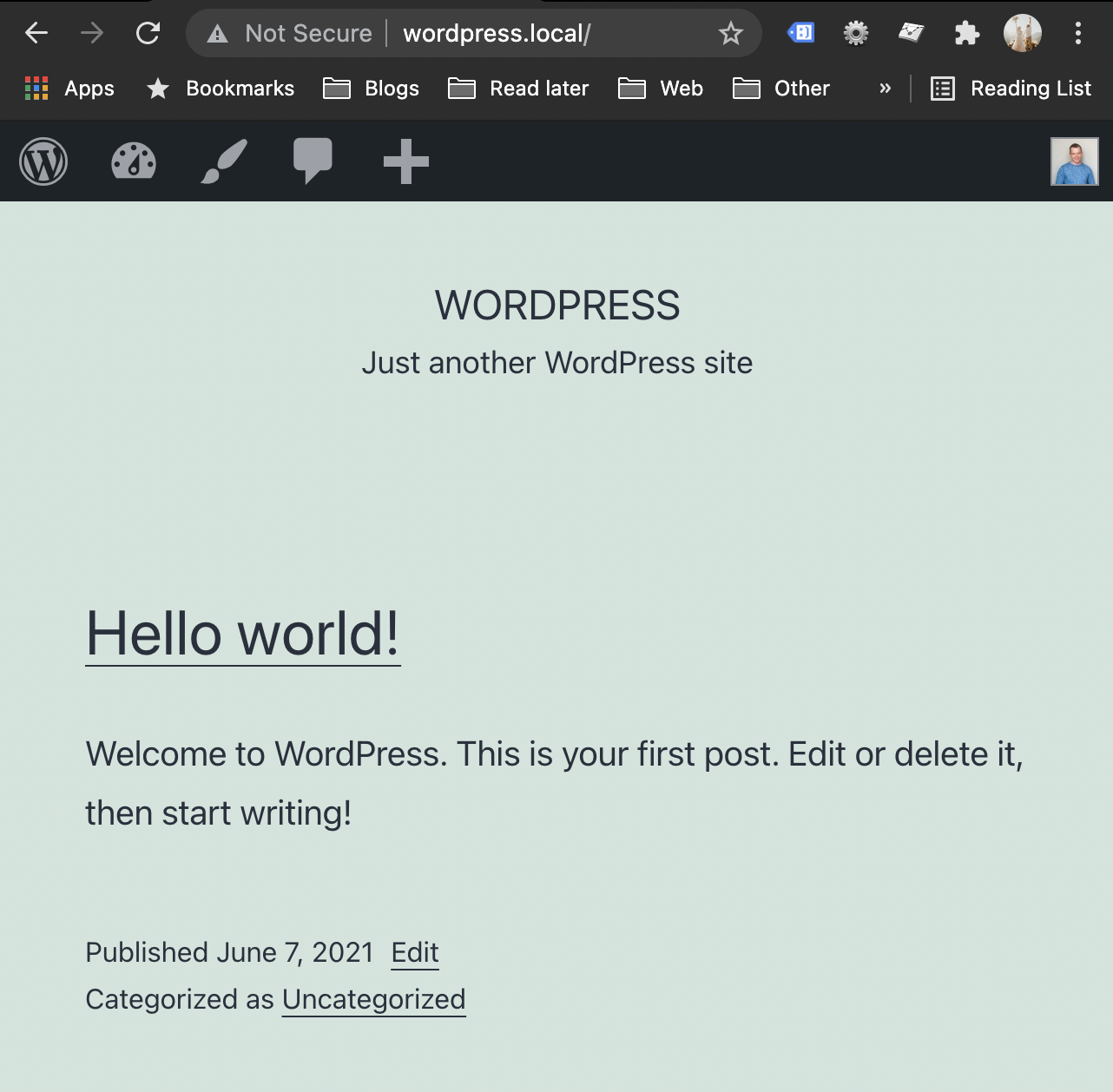 Running WordPress locally on Mac OS X