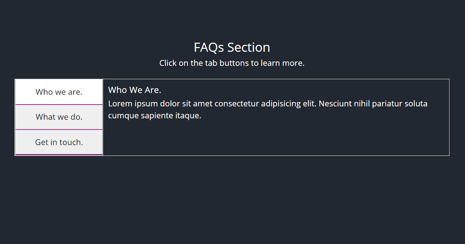 How To Create Animated FAQ Section With HTML, CSS and JavaScript