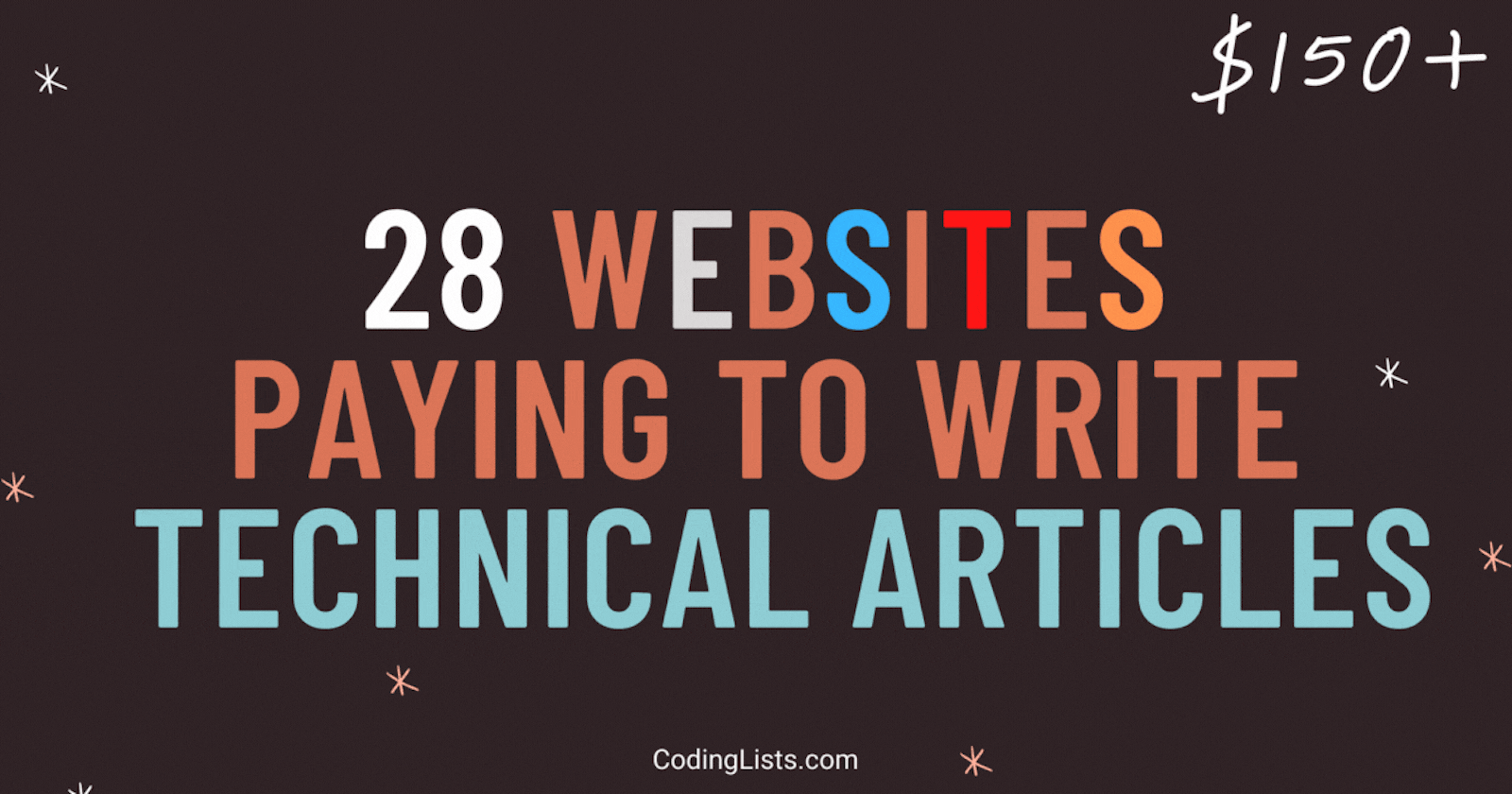 28 Websites paying to write Technical Articles