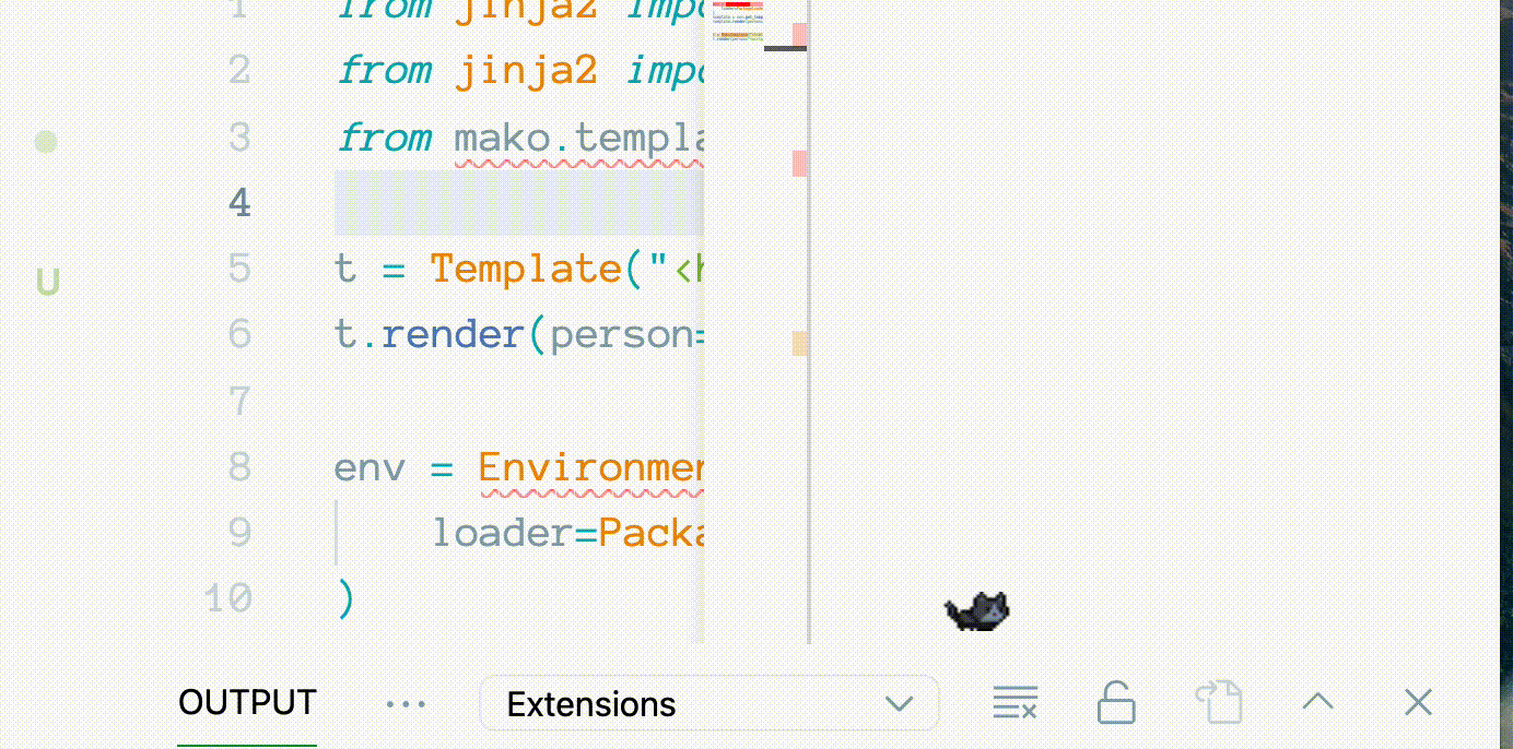 One of my favorite VSCode extensions is VSCode pets.