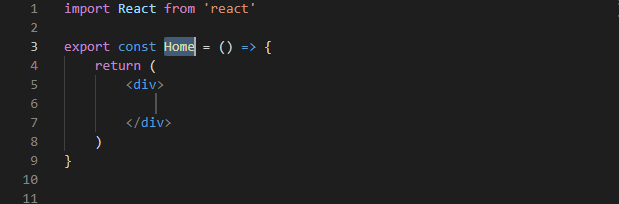 an arrow functional component