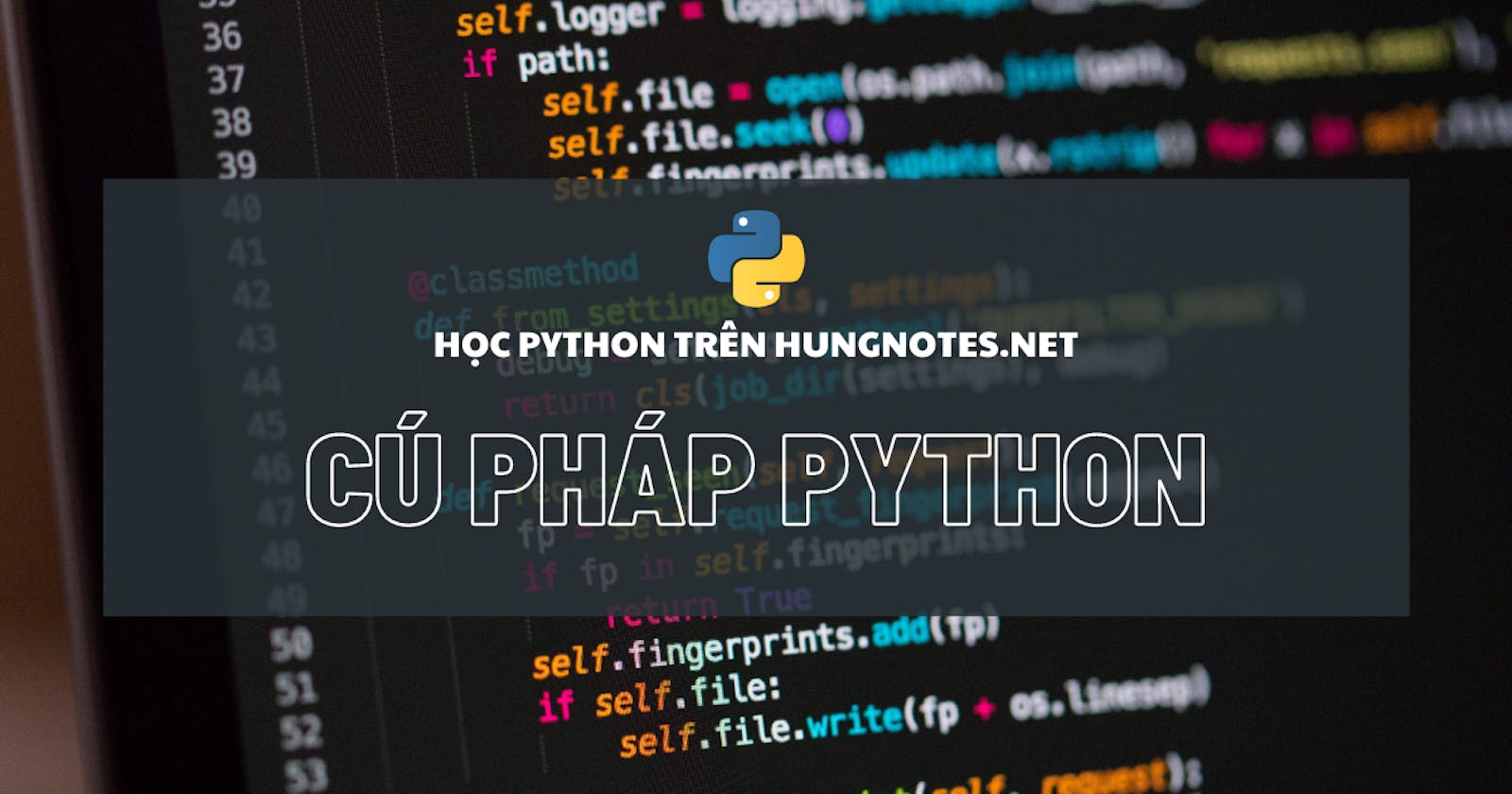 Cú pháp của Python