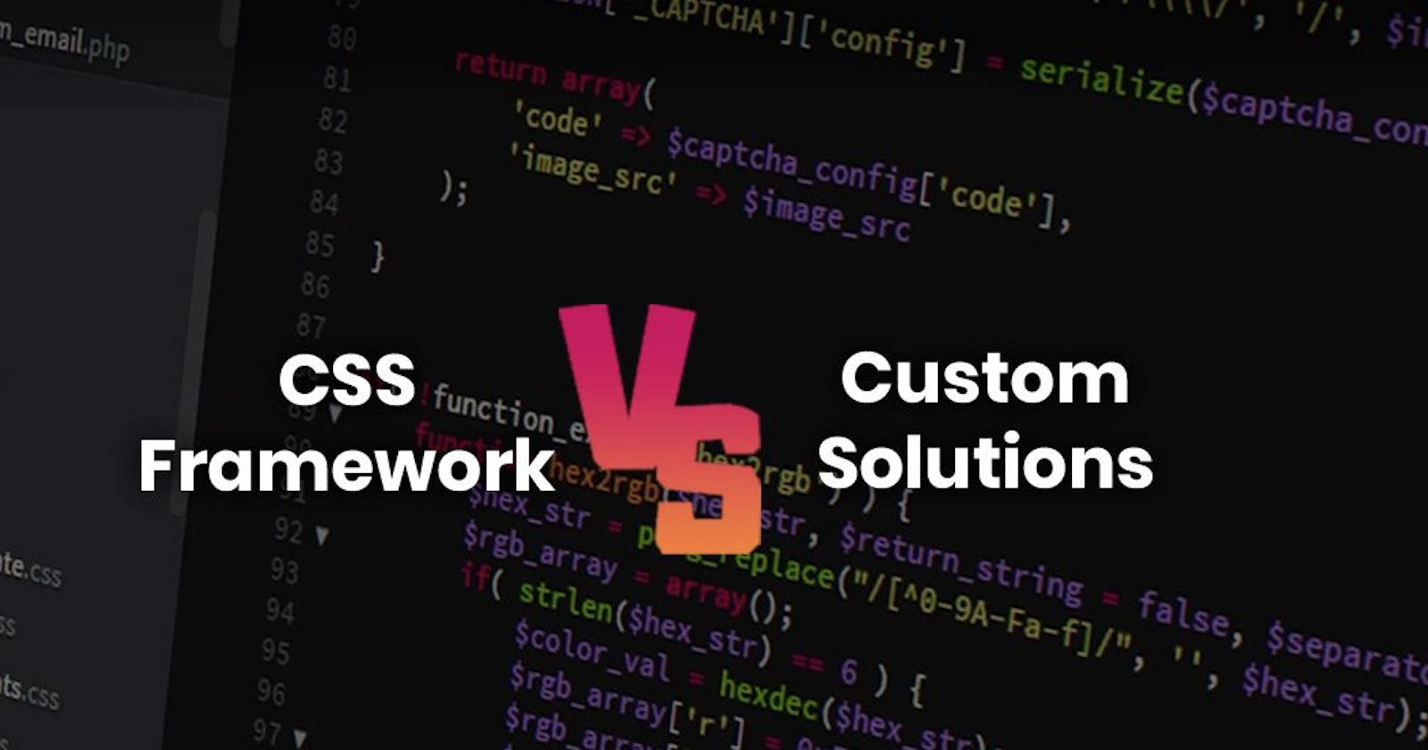 CSS frameworks or Vanilla CSS,  What should I choose ?