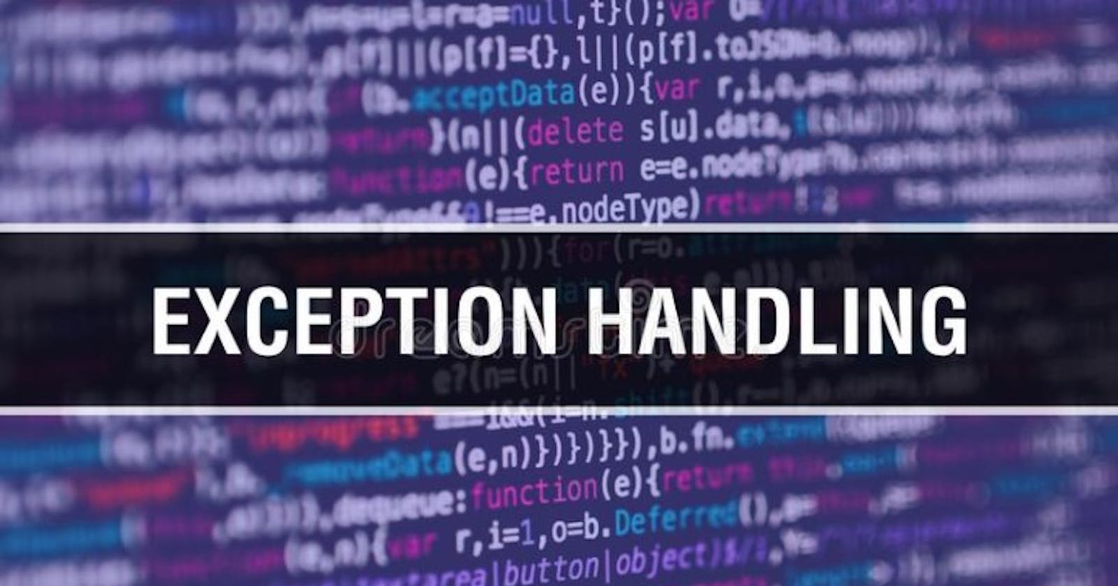 Try to not explicitly handle exceptions (Part 1 - Exception Handling and rules for it )
