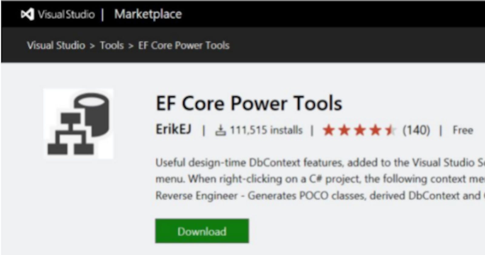 Entity Framework Core Power Tools In ASP.NET Core Web API