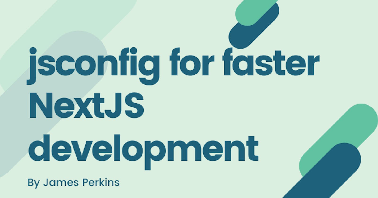 Using jsconfig for faster nextjs development
