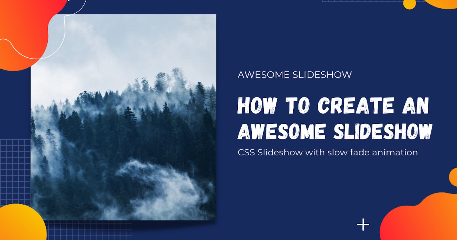 Automatic image slider in HTML CSS | Awesome CSS Slideshow