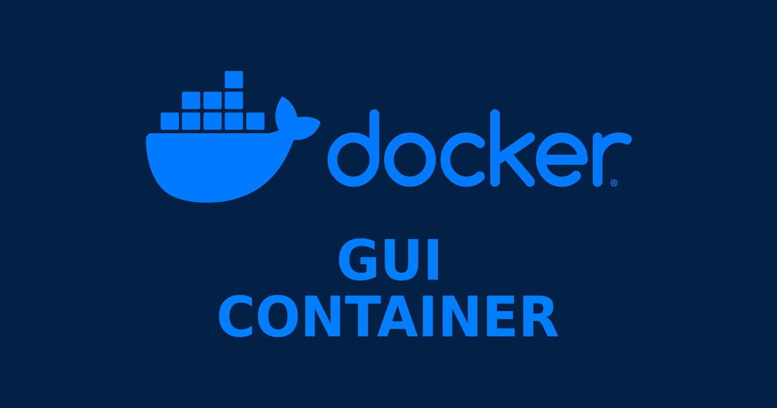 Running GUI applications on docker:
