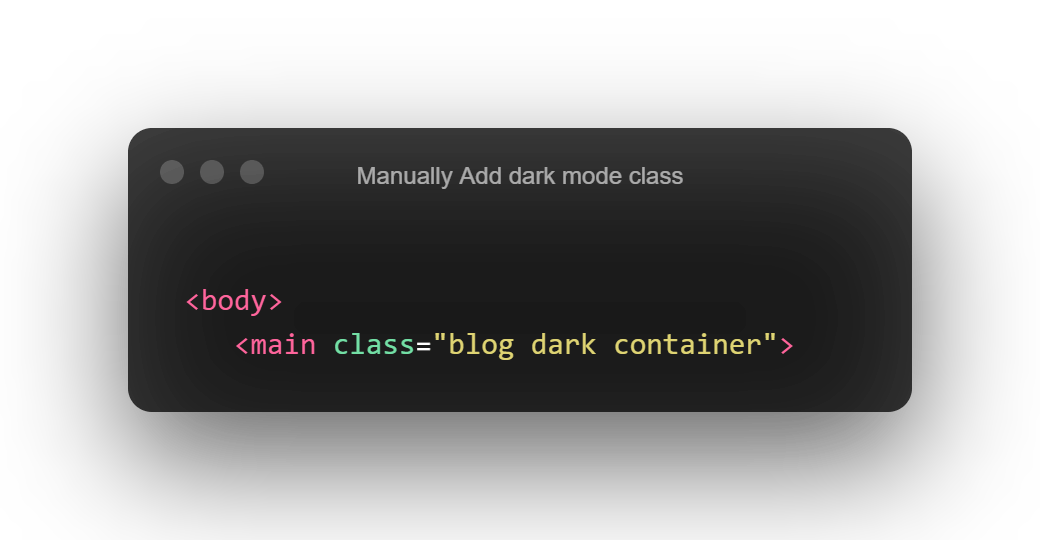 Manually Add dark mode class.png
