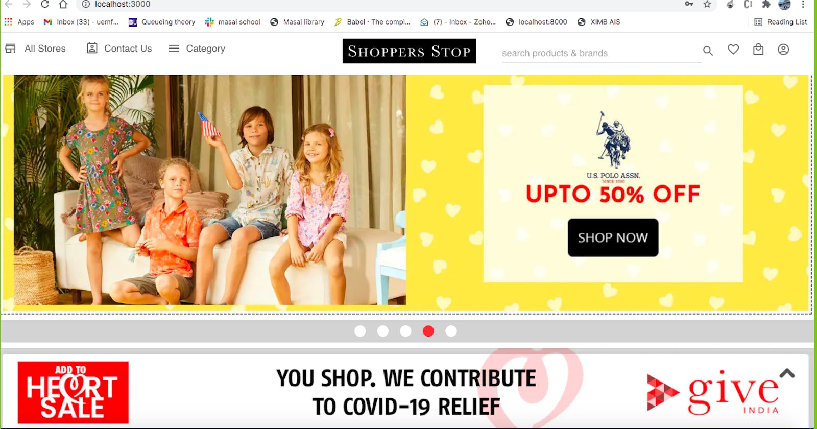 Clone of Shoppersstop.com