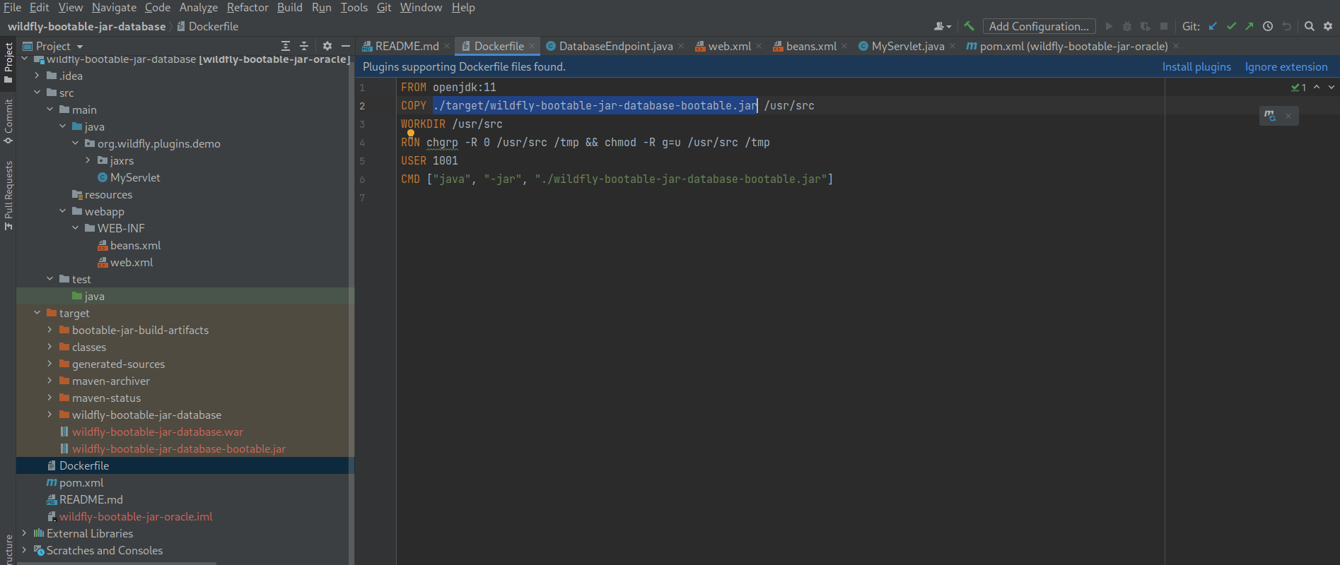 A Spring Boot (and OpenLiberty/Quarkus etc.) alternative: the WildFly Bootable JAR! - PART 2: the Docker container