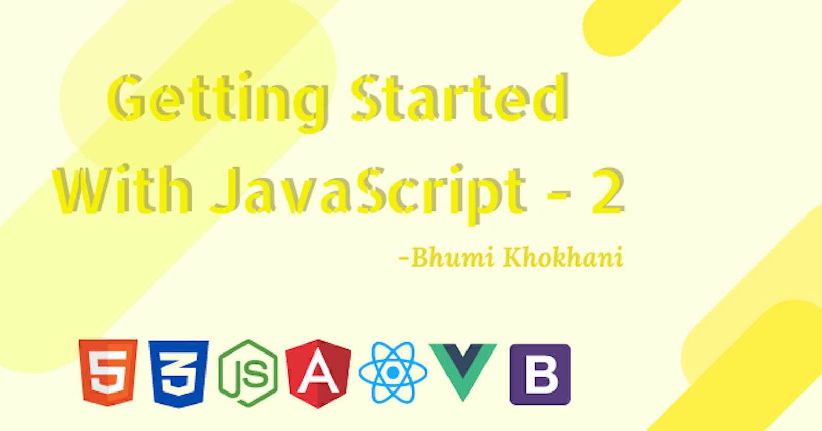 Getting Started with JavaScript - 2
