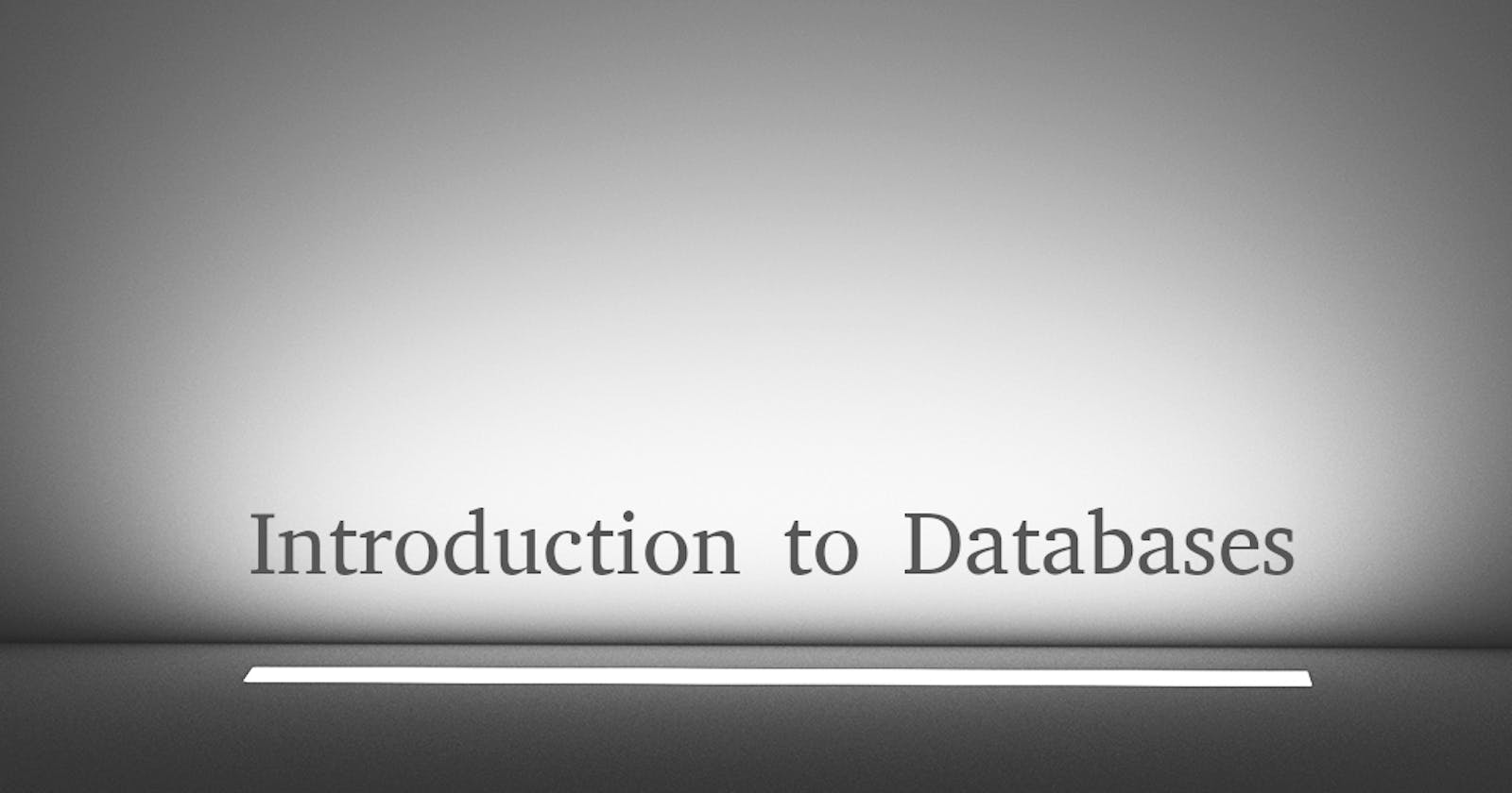 Introduction To Databases : What is a database?