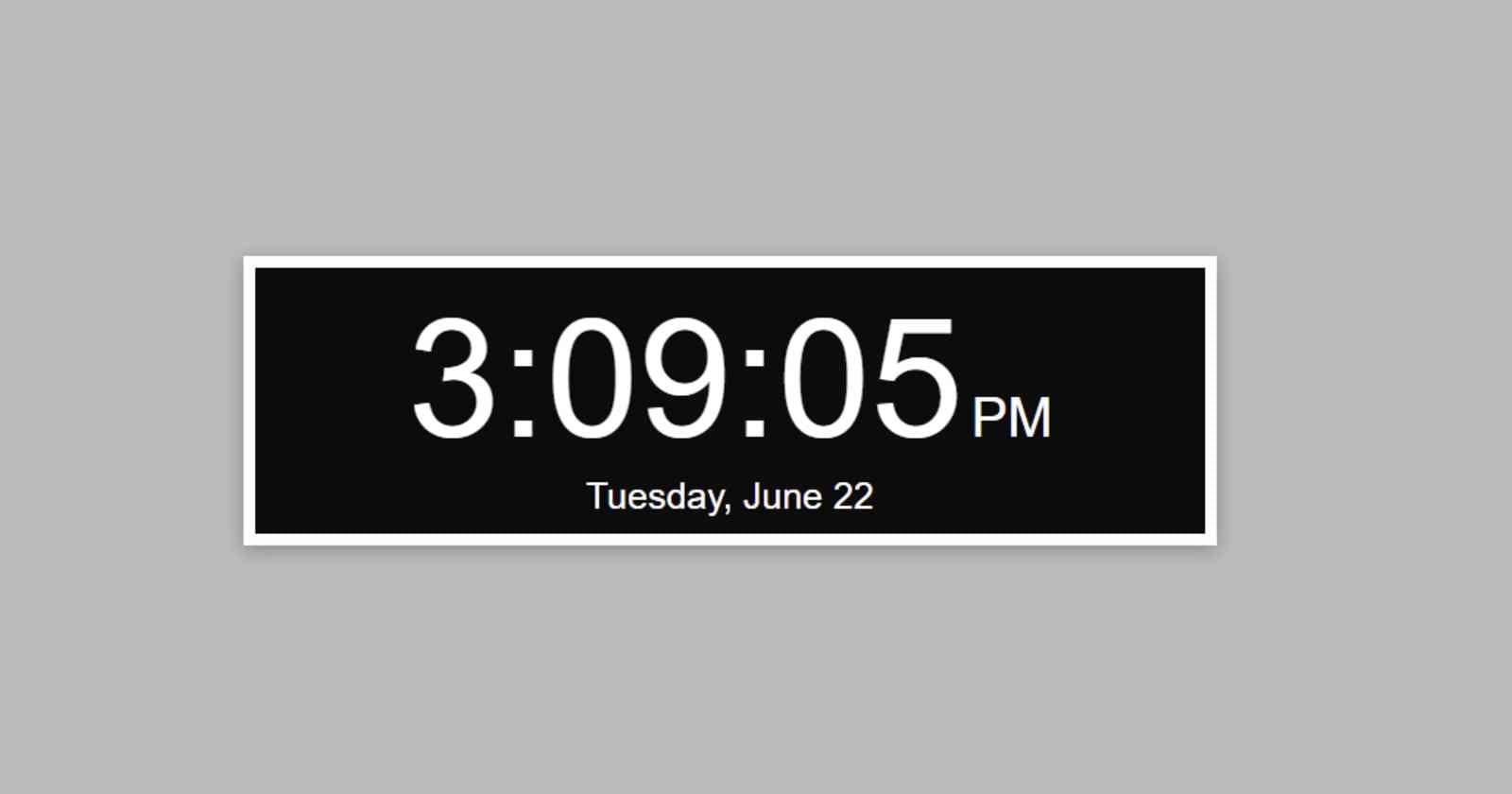 How to Make a Digital Clock using HTML, CSS, and JavaScript