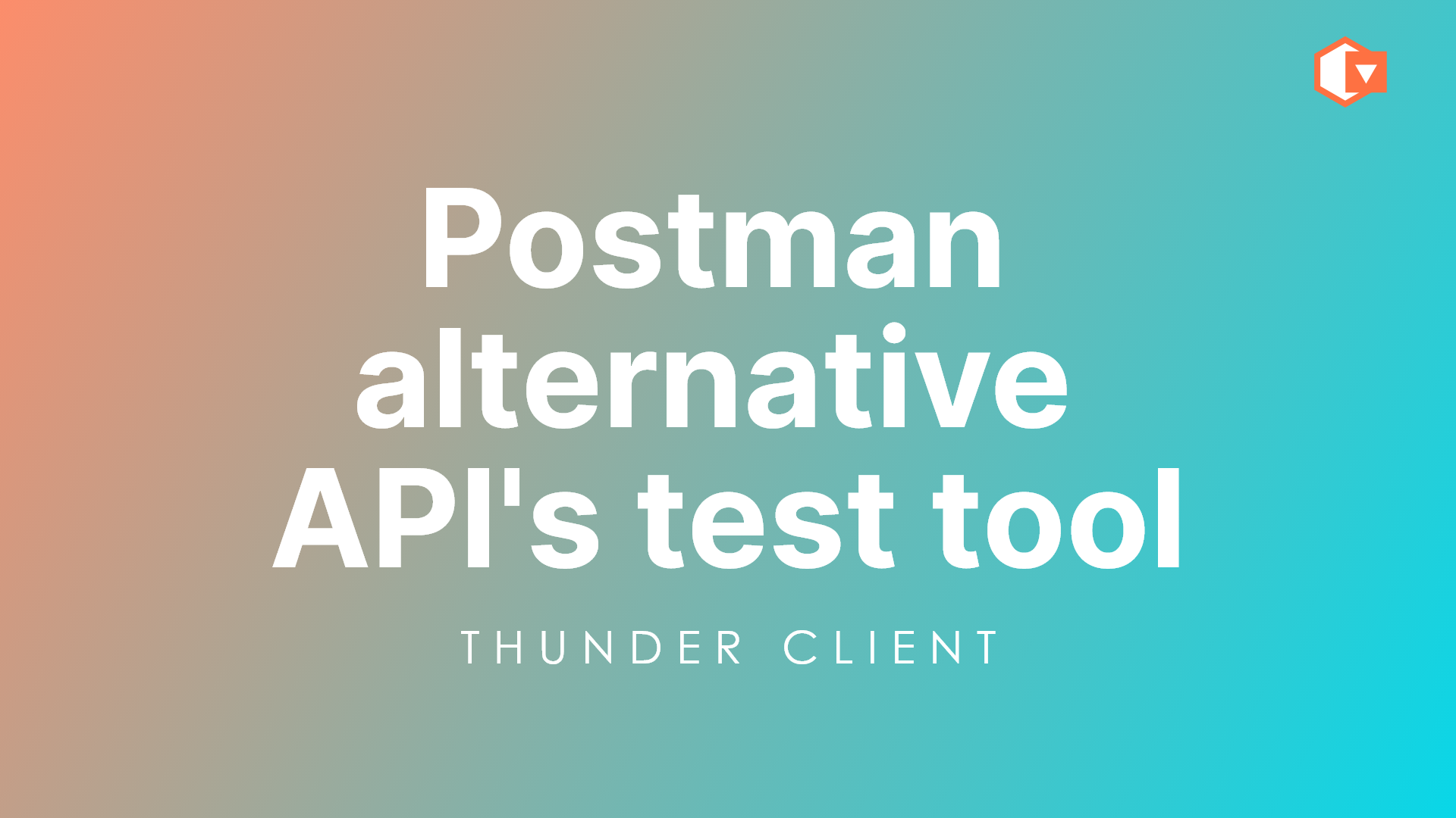 Postman alternative API's test tool.