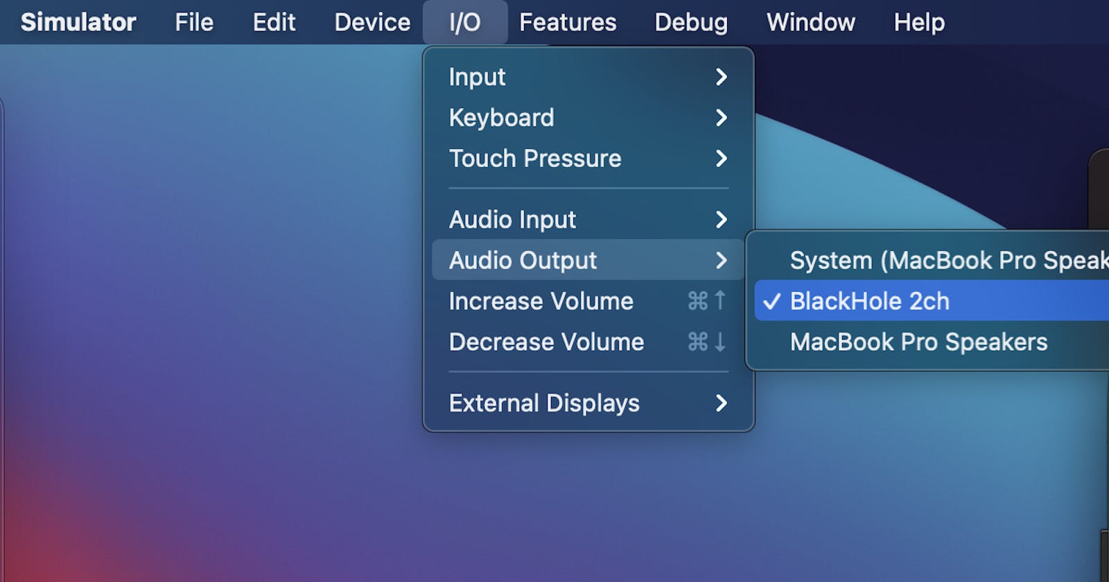 Fix crackling sound after opening Xcode Simulator.