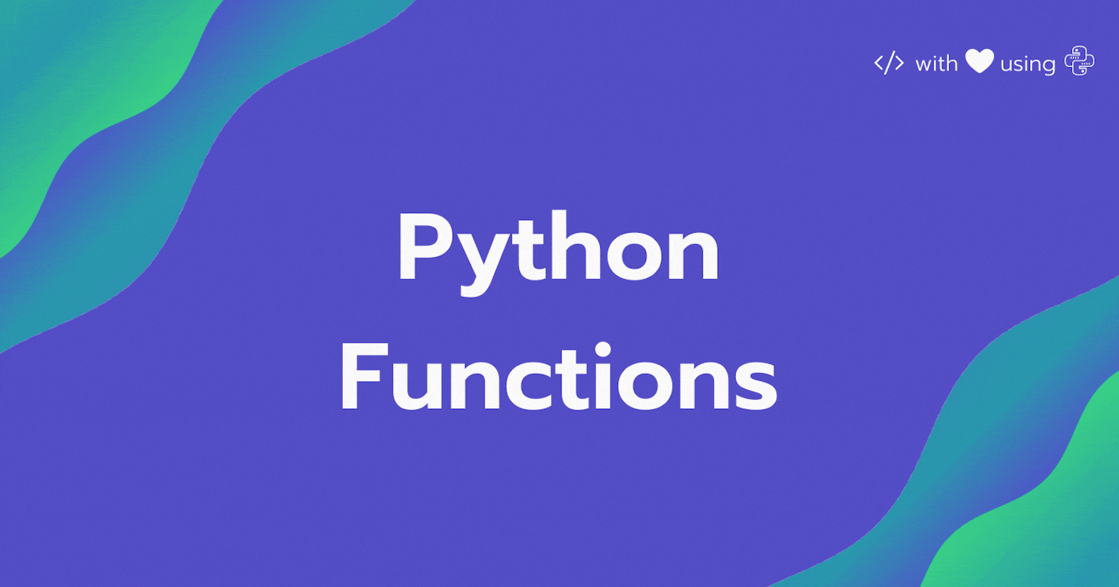 Defining functions in python
