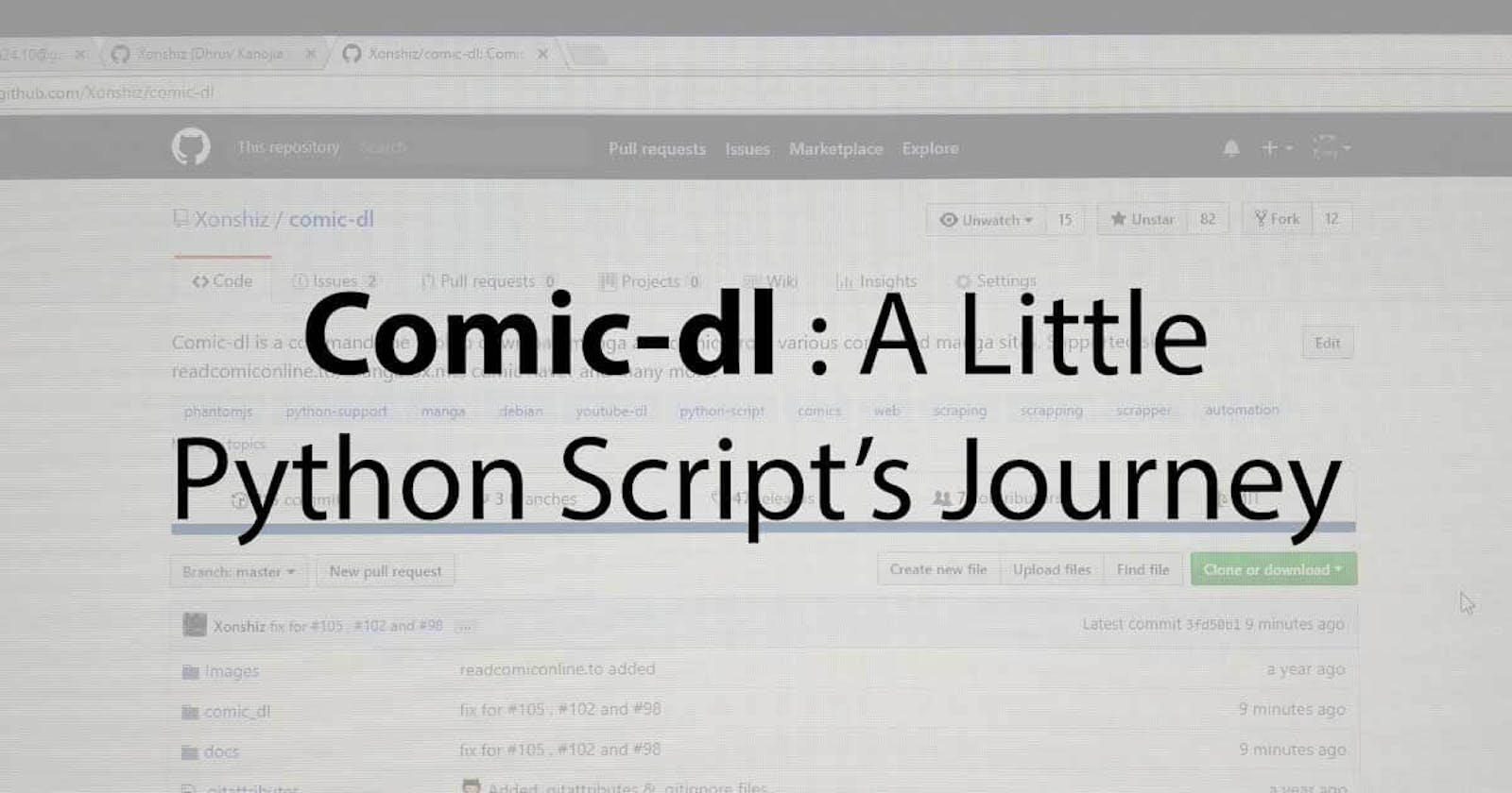 Comic-dl : A Little Python Script’s Journey