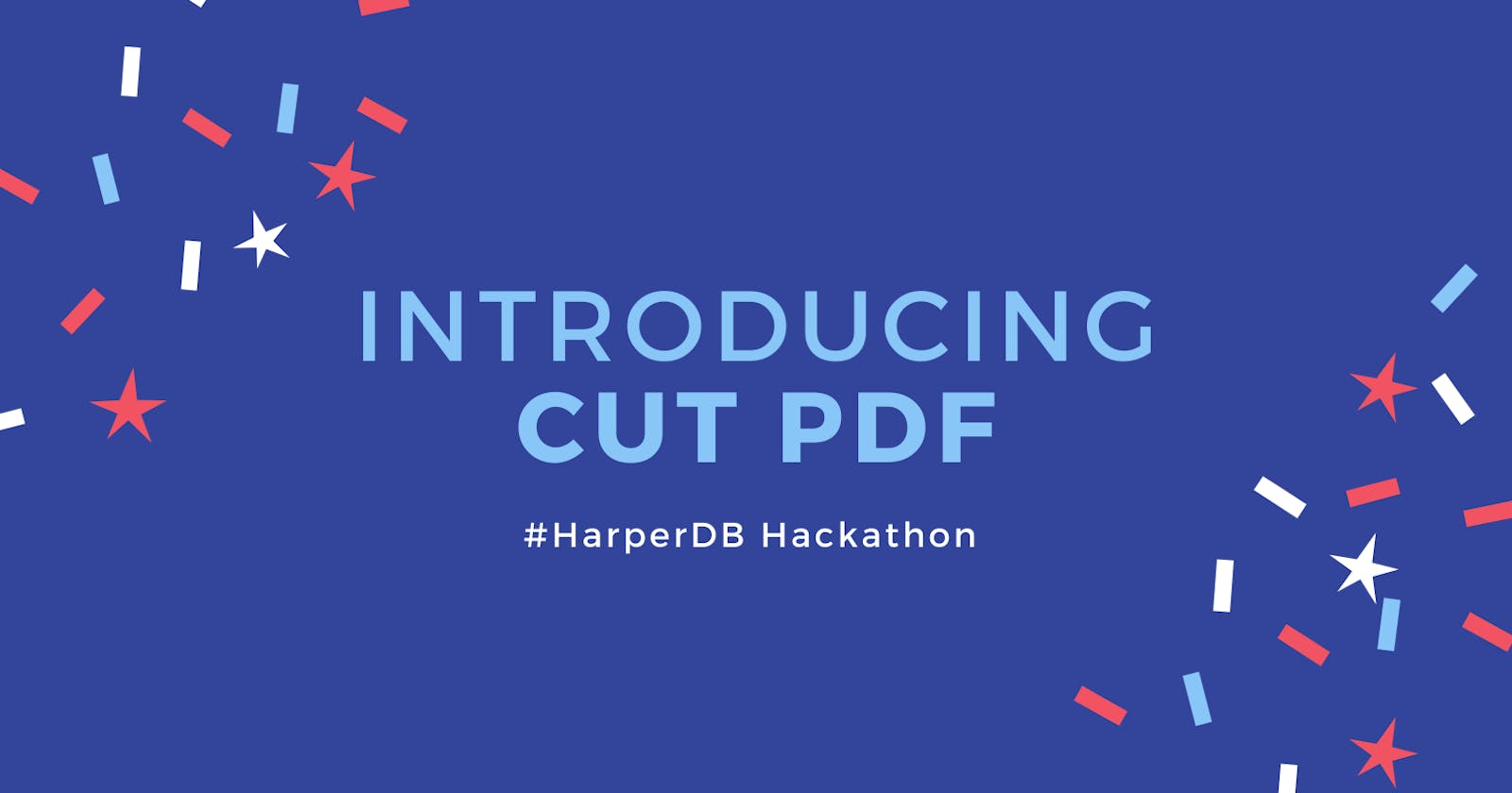 Introducing Cut PDF - Edit your PDF offline