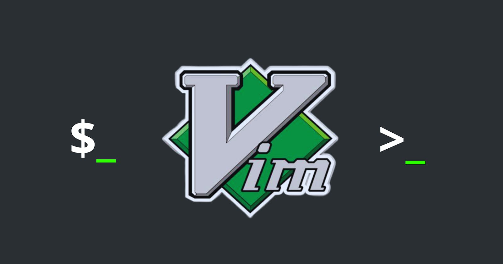 Vim: Terminal Integration.