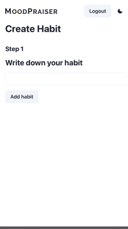 Screenshot - Create habit