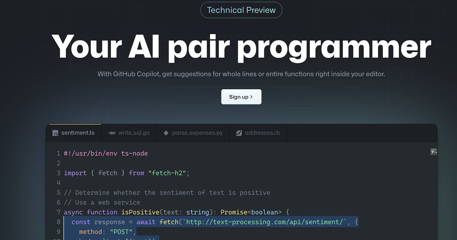AI-built Algorithm for Pair Programming