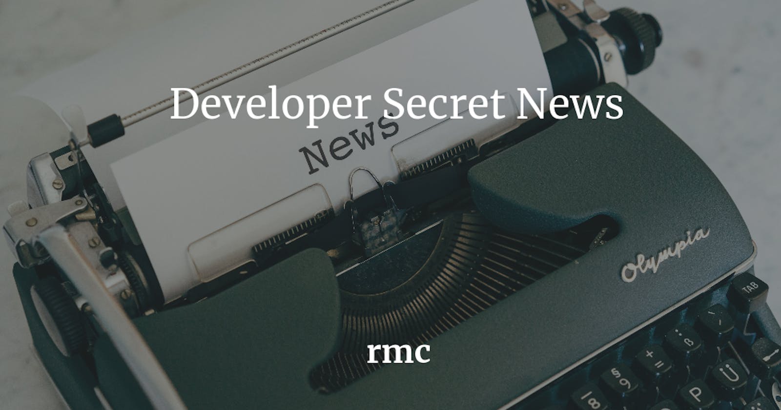 Developer Secret News