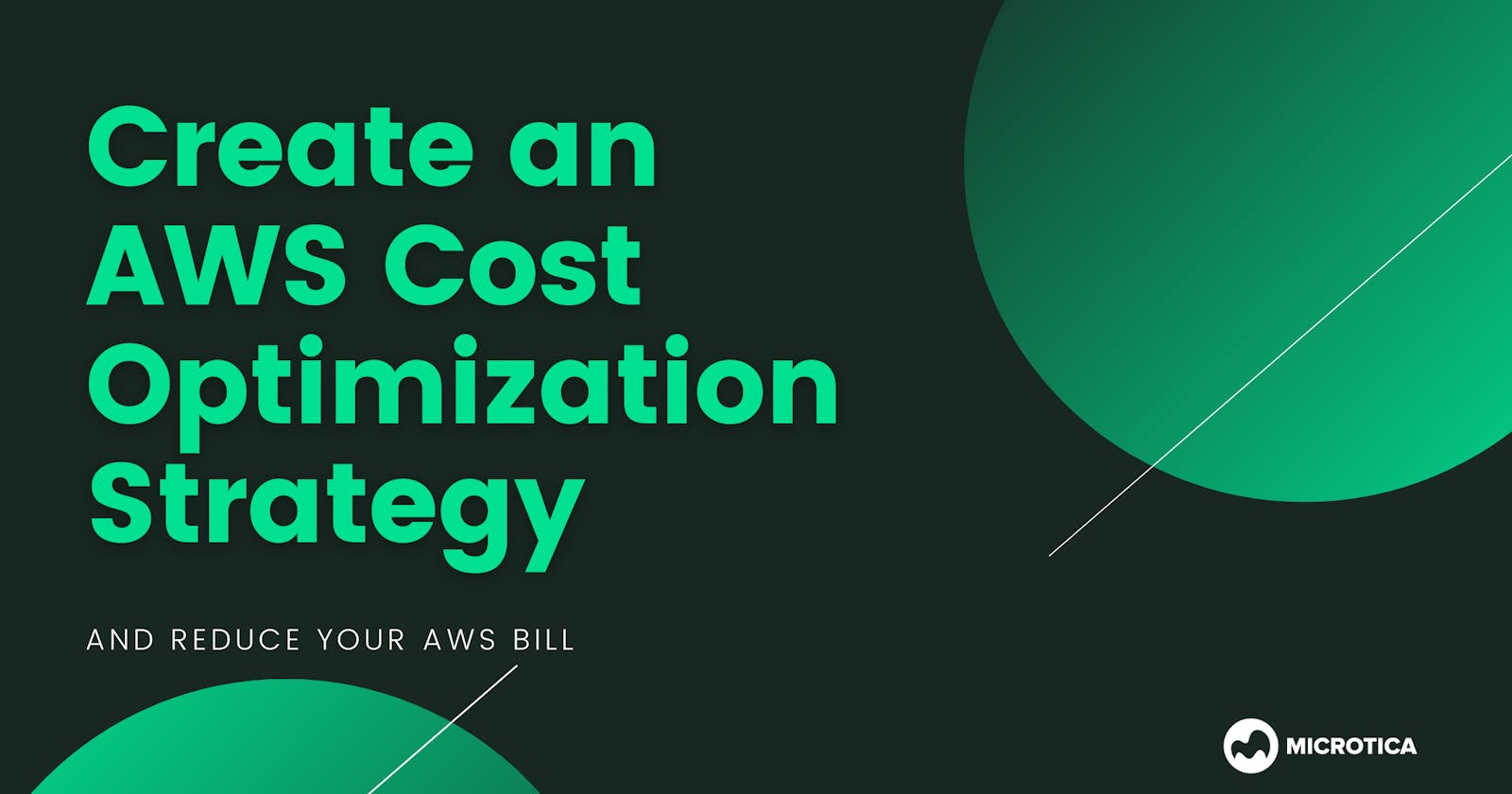Create an AWS Cost Optimization Strategy