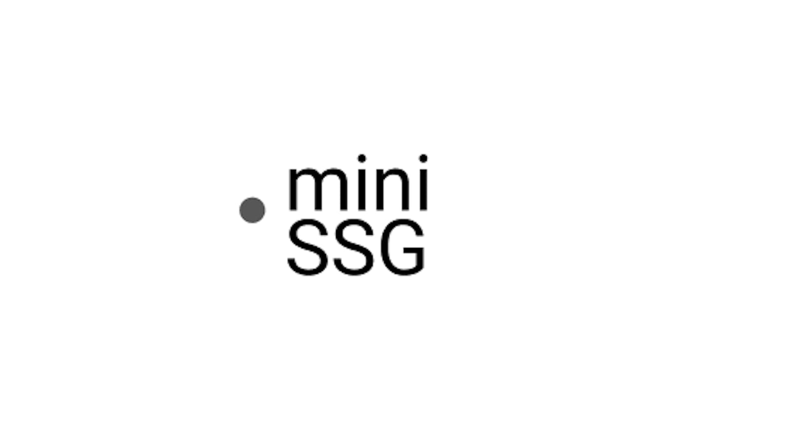 Write HTML dynamically with mini SSG