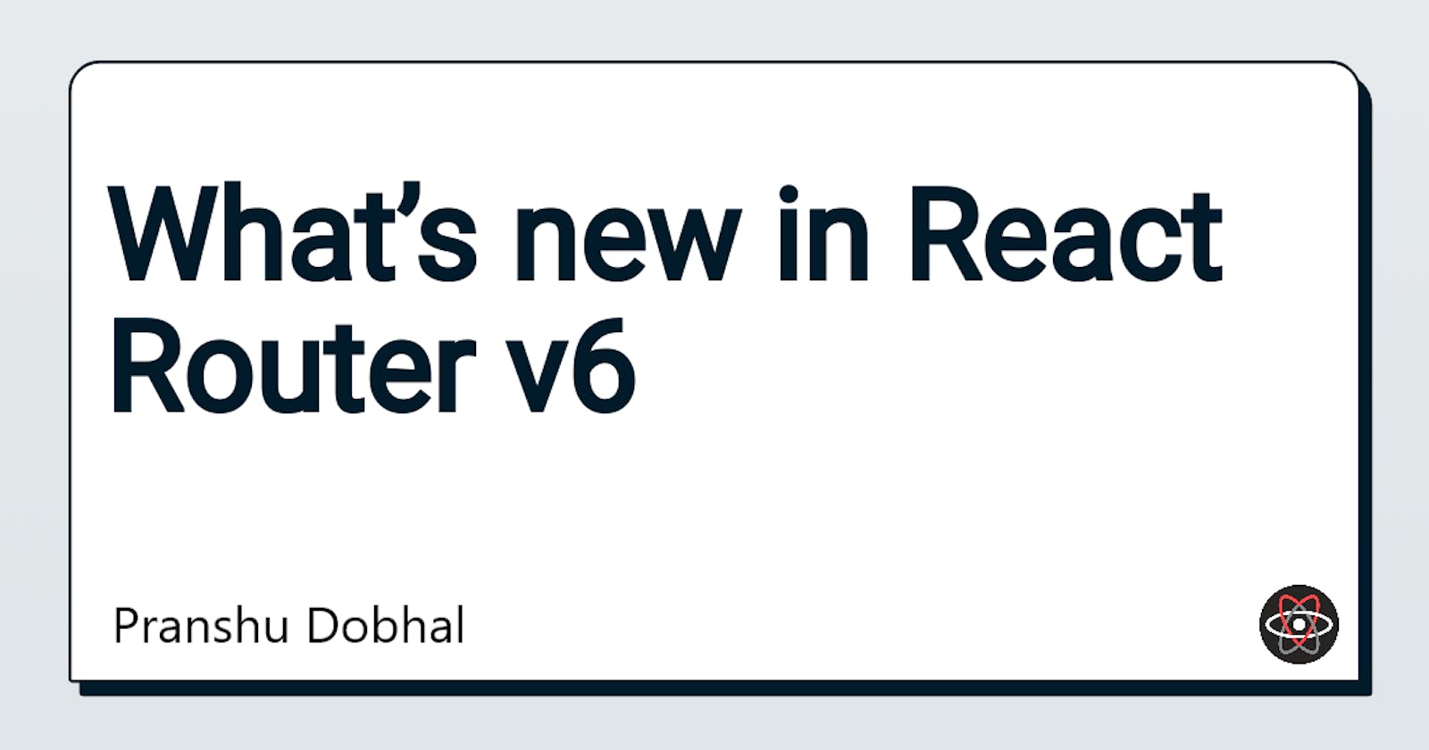 Cover Image for What's new in React Router v6?