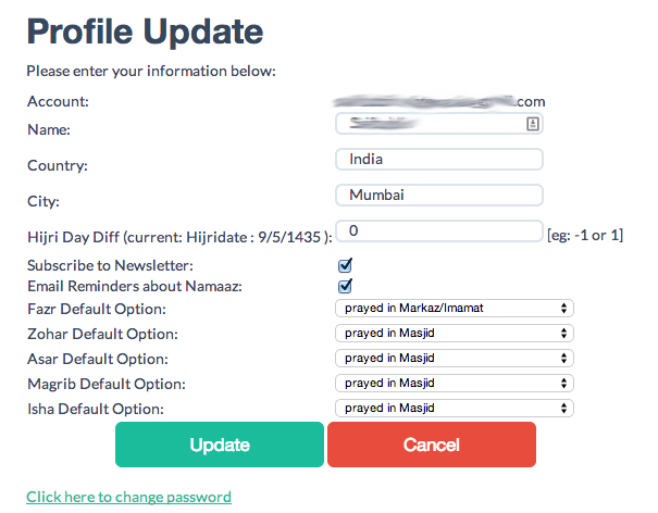 naamaaztracker setting