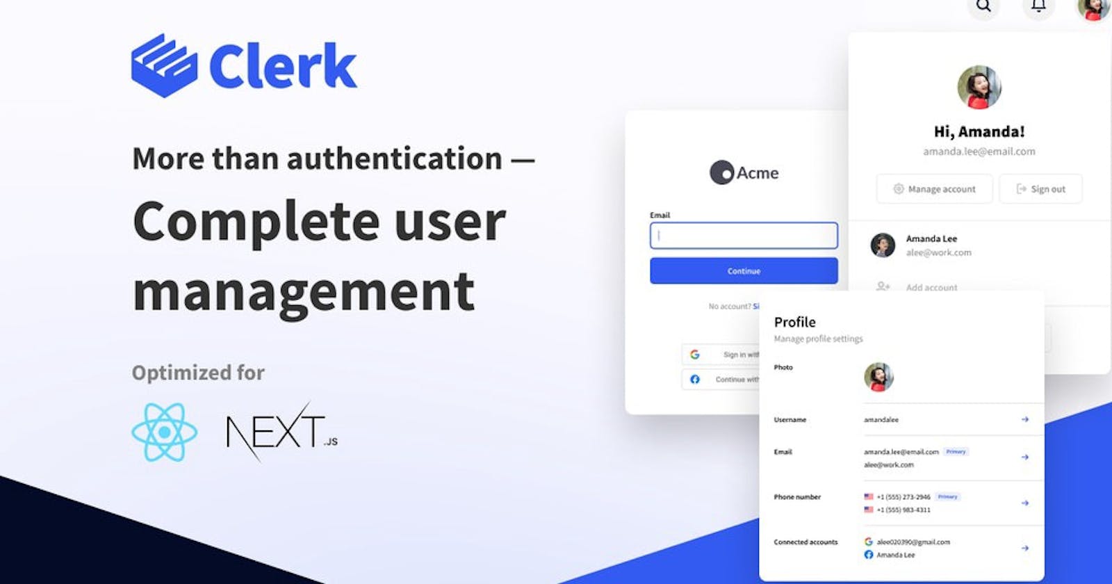 Mastering Clerk authentication with the Next.js standard setup