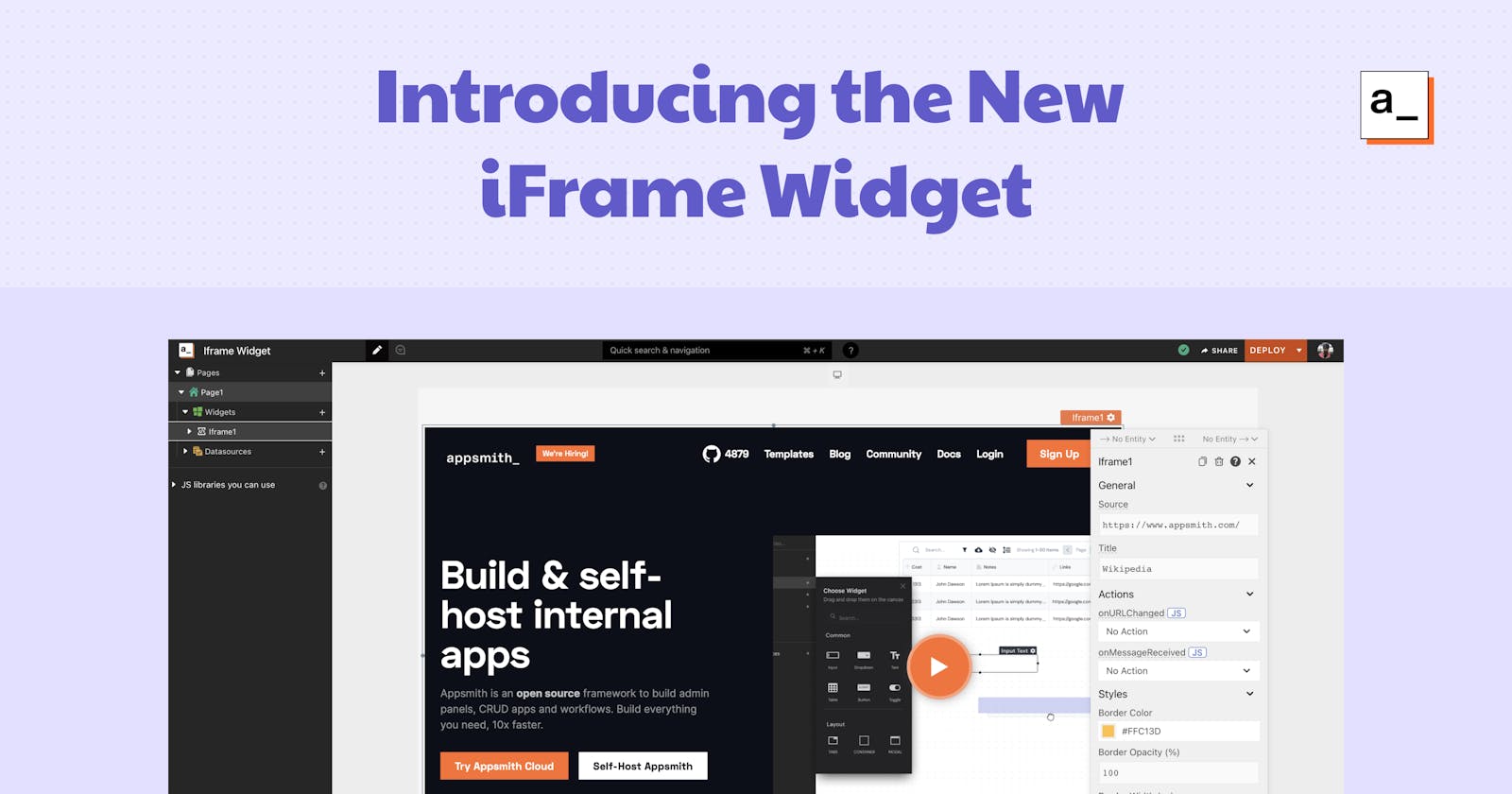 Embed Anything! Introducing the New iFrame Widget