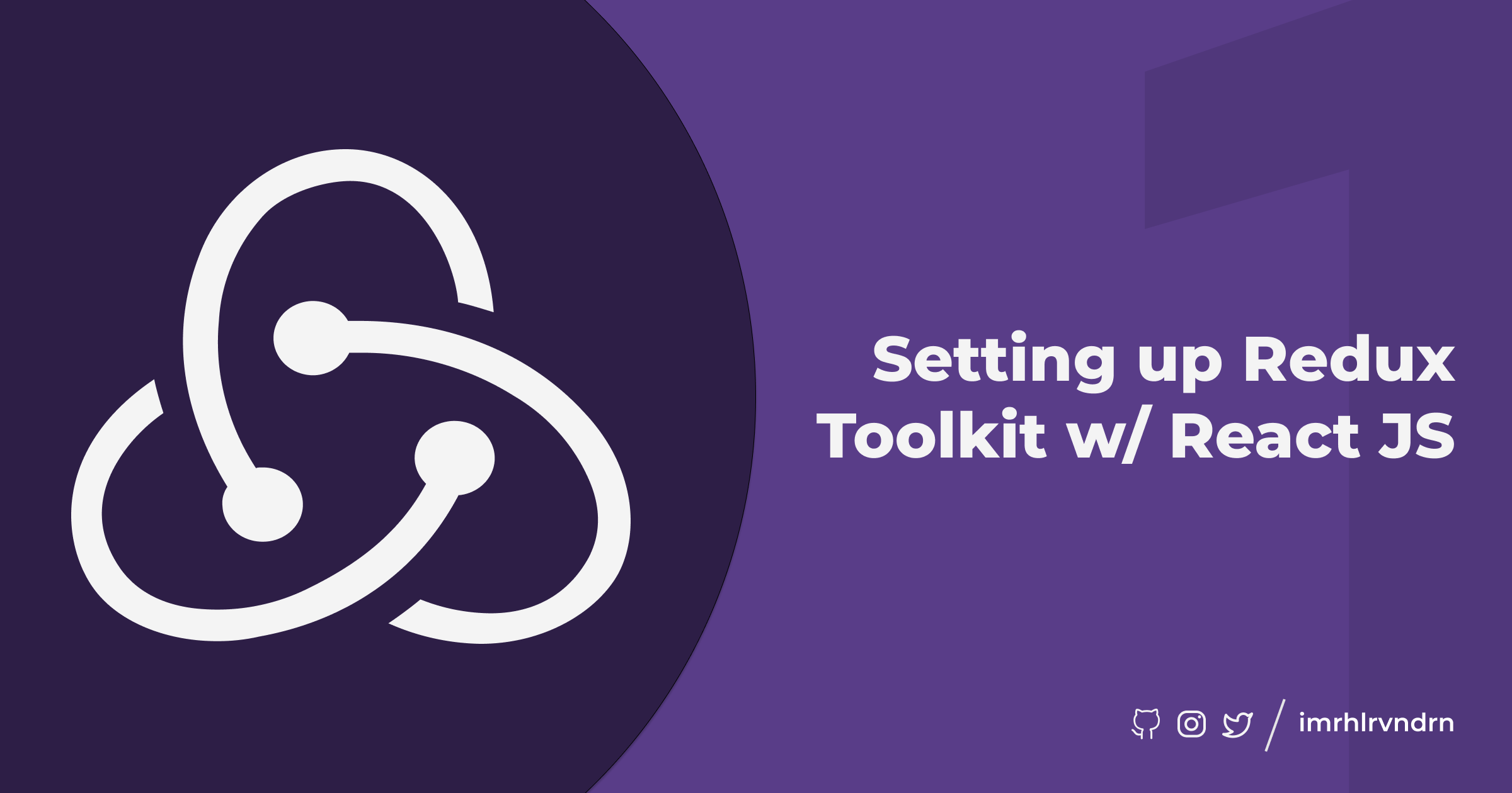 Setting up Redux Toolkit with React JS