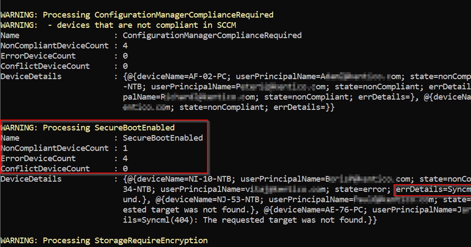 Get Intune Compliance data using PowerShell leveraging Graph API