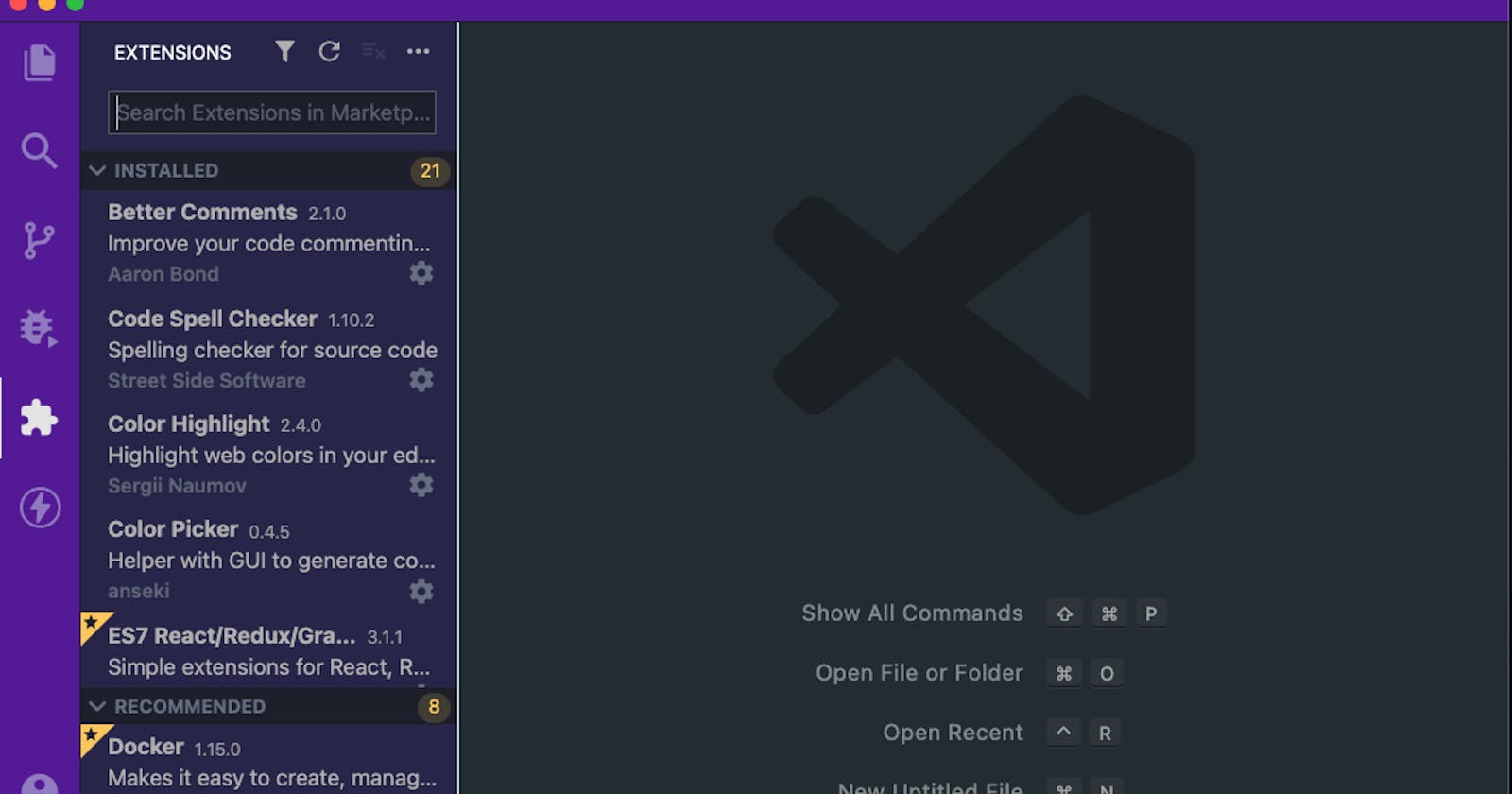 VS Code Extensions to enhance your coding experience