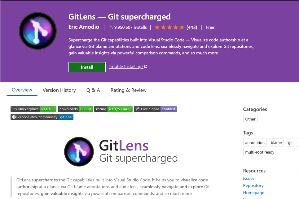 GitLens - Git supercharged