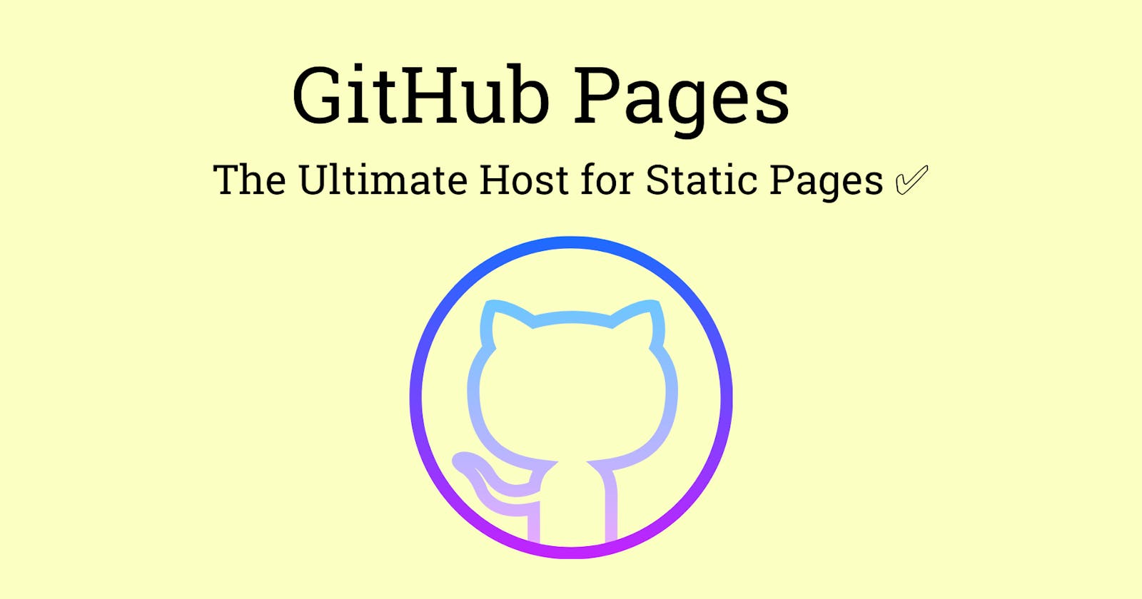 GitHub Pages 🚀