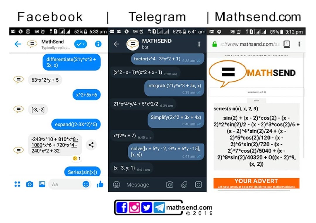 chatbot math homework