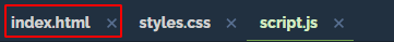 index.html text position