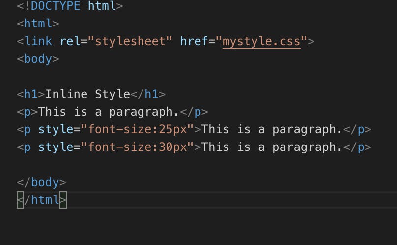 CSS-Inline Style