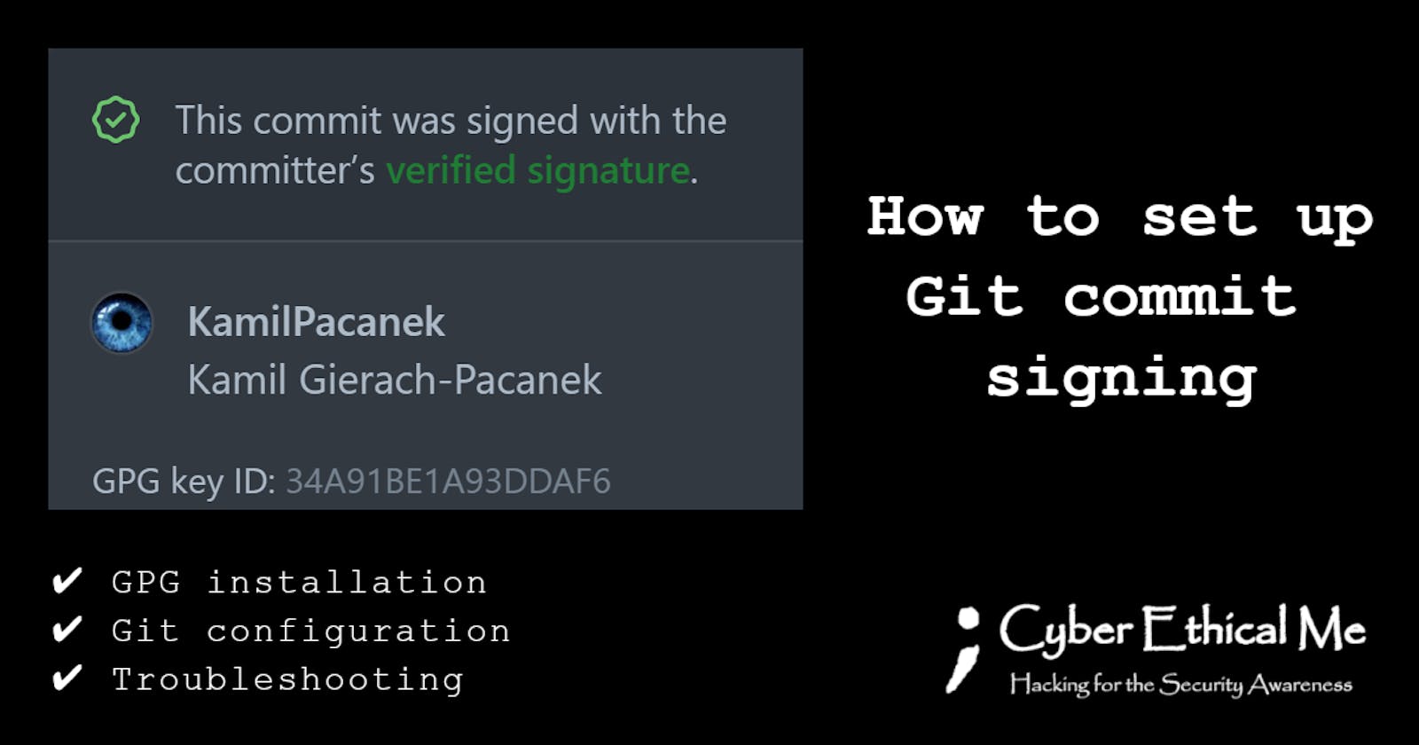 How to set up Git commit signing