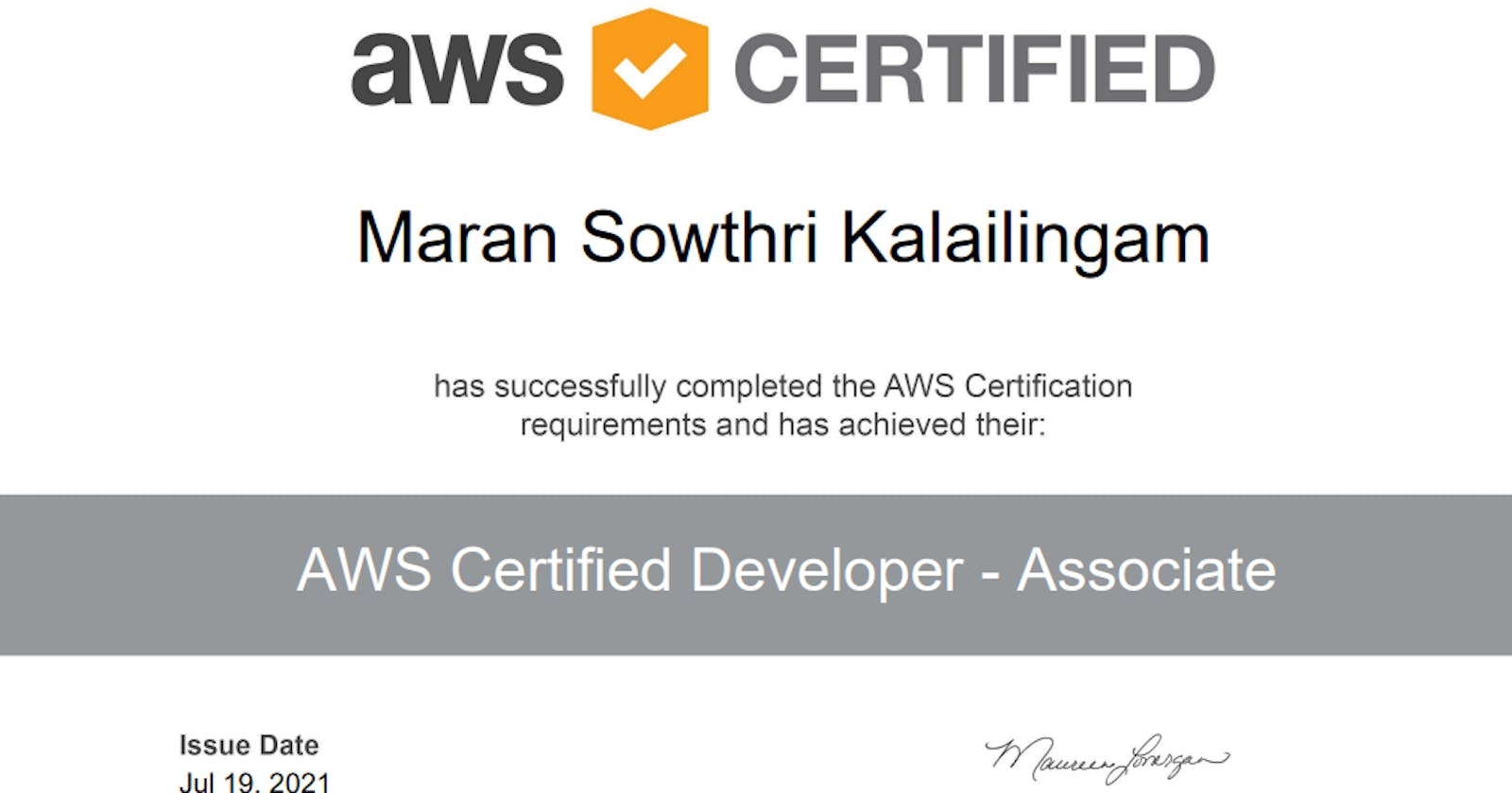 How I passed AWS Certified Developer Associate Exam?