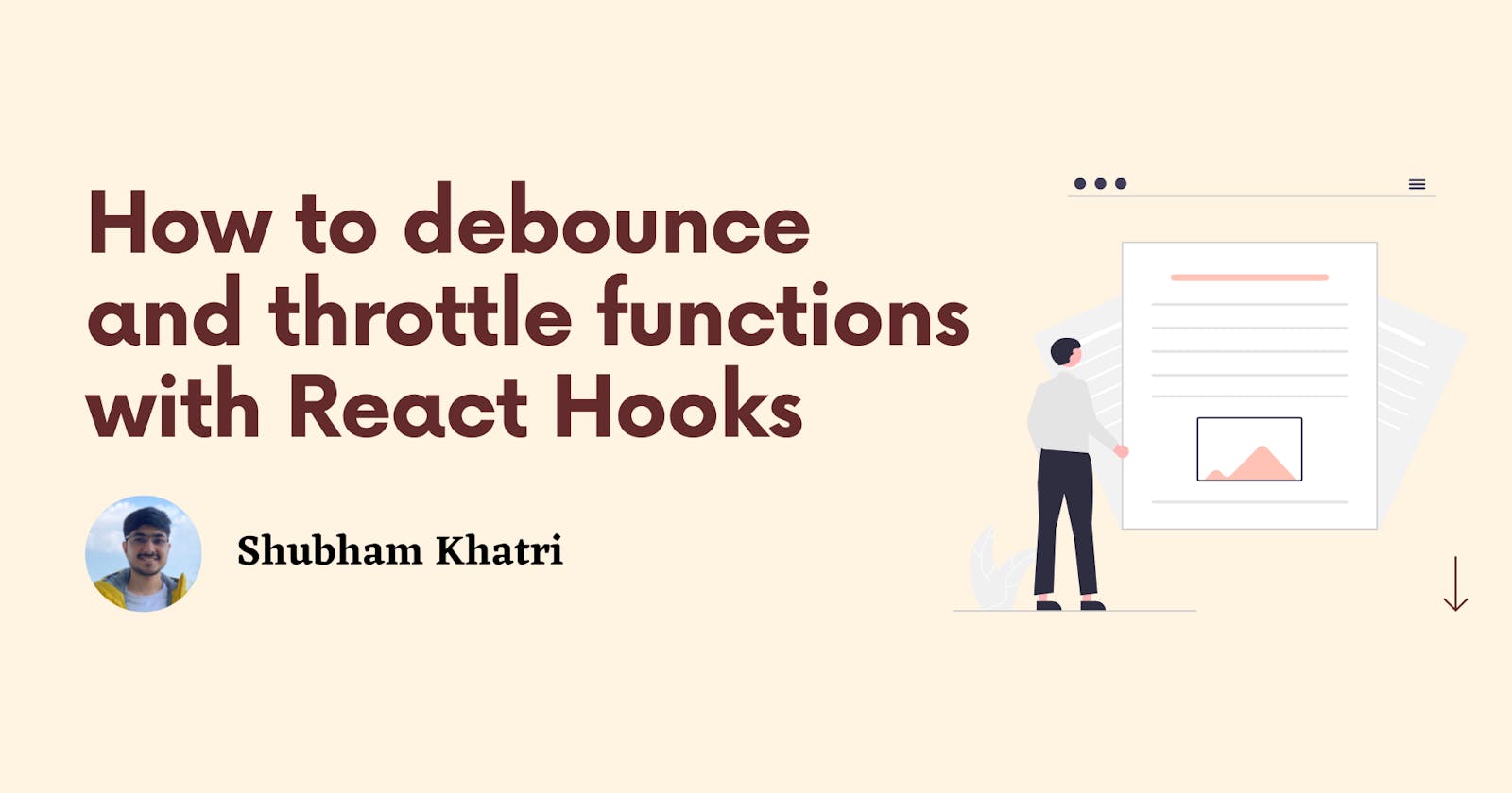 How to debounce and throttle functions with React hooks