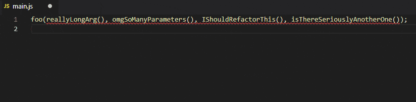 ESLint warns on hover. Prettier fixes on Shift+Alt+F