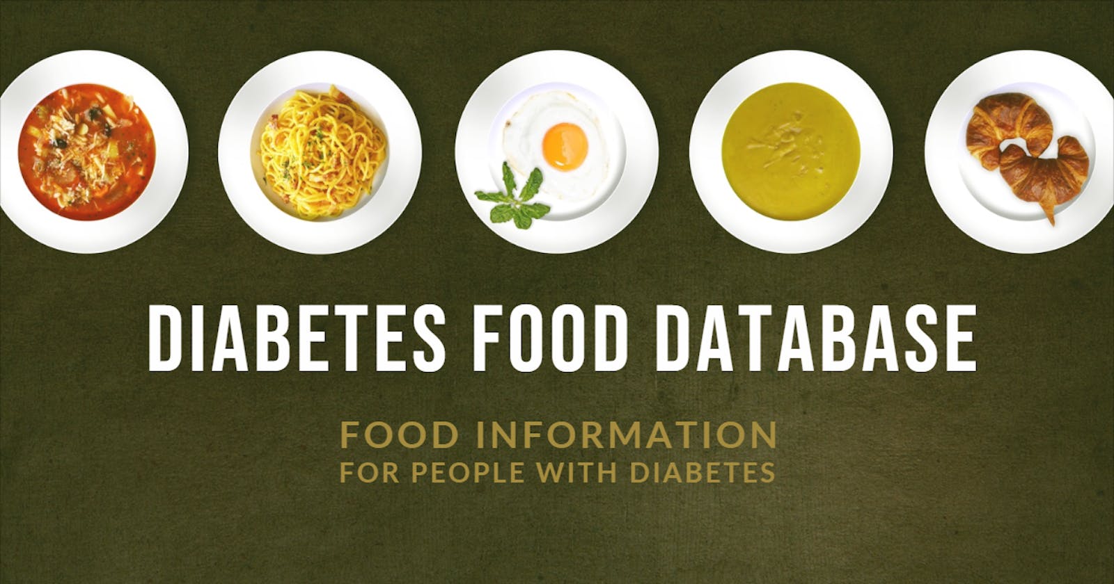 Introducing the Diabetes Food Database