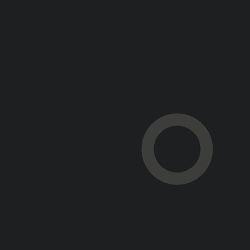 A gray circle on a dark background