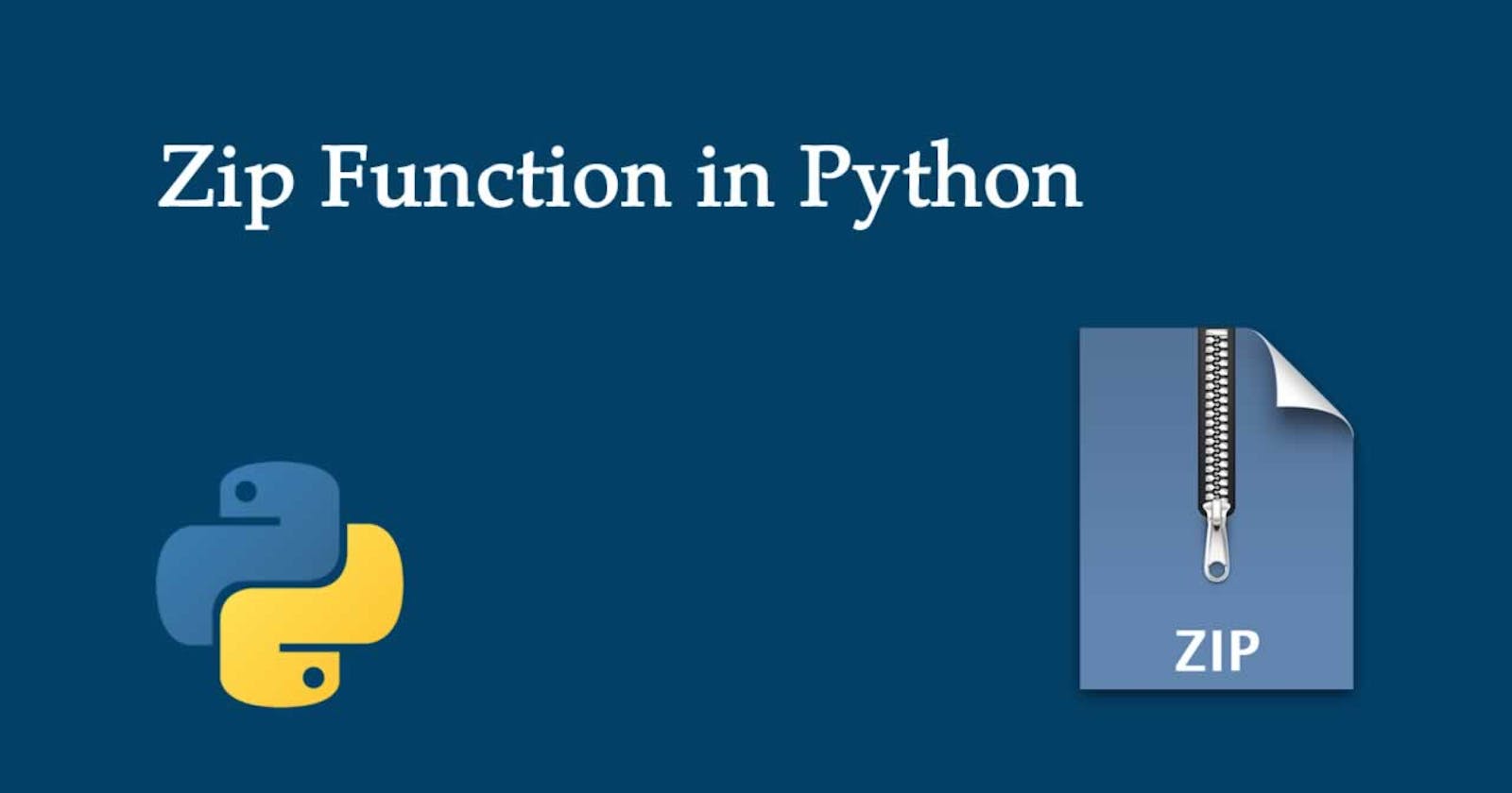 Python zip() Function.