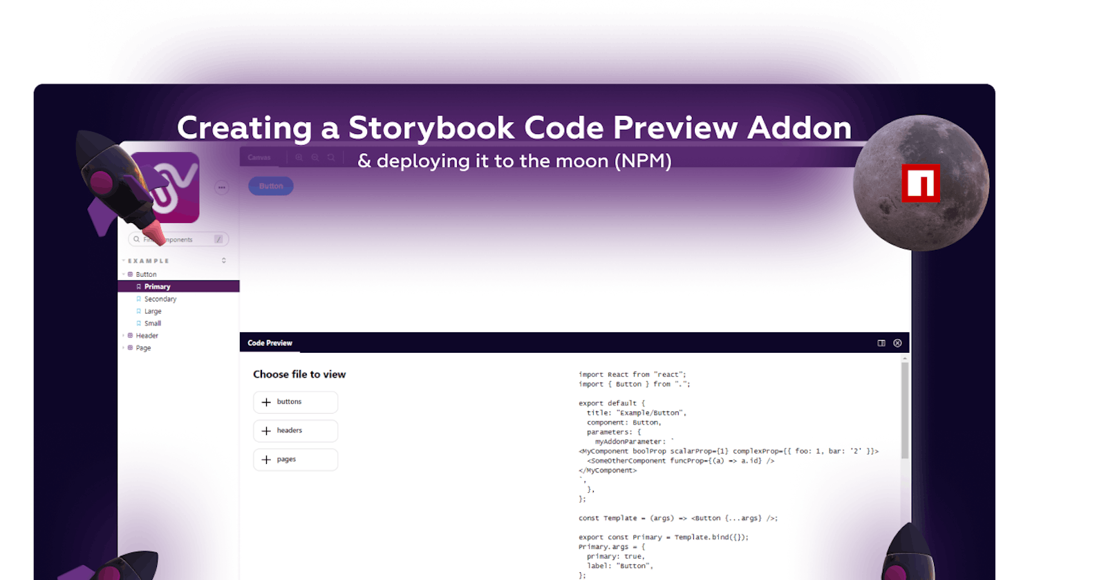 Creating a Code Preview Storybook Addon